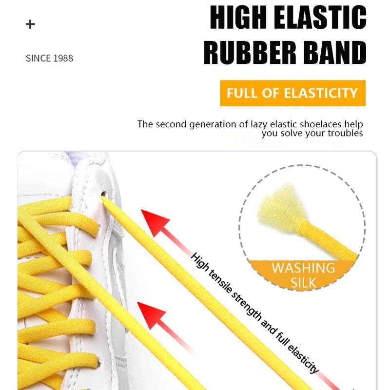 Elastic No Tie Shoelaces