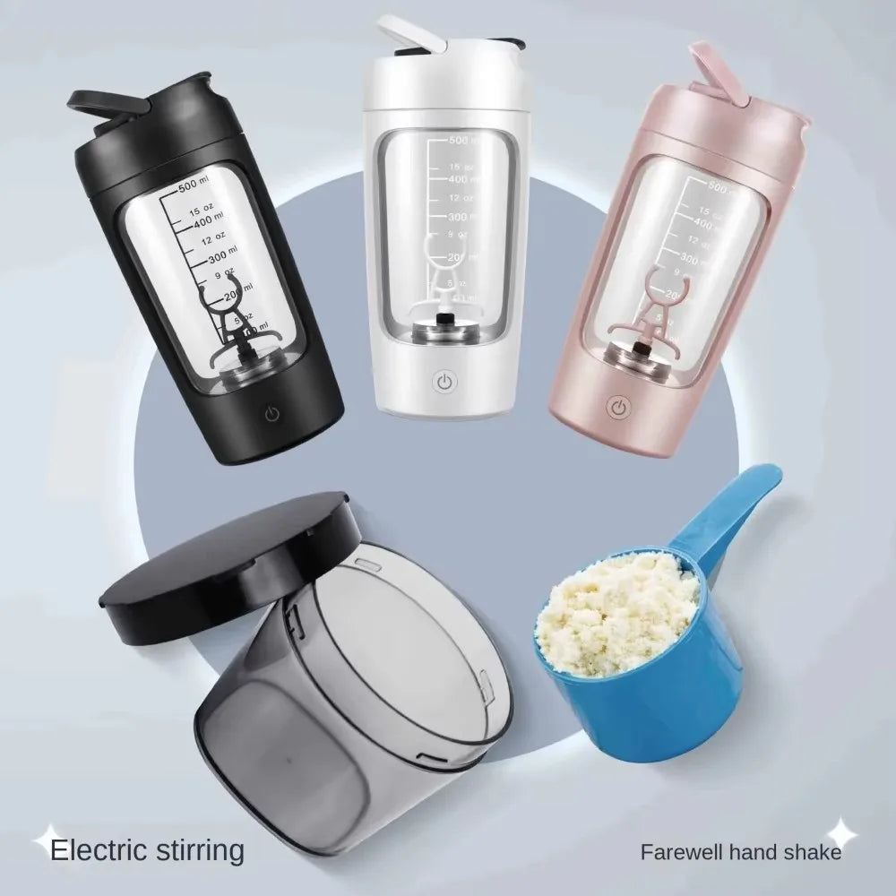 650ML Premium Electric Protein Shaker Bottle