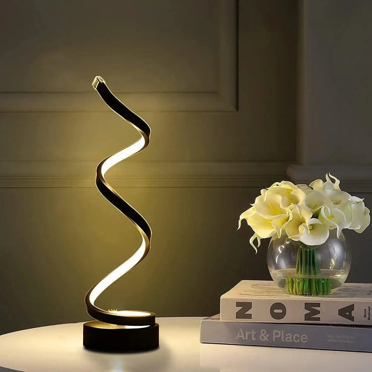 Bebside Led Spiral Lamp