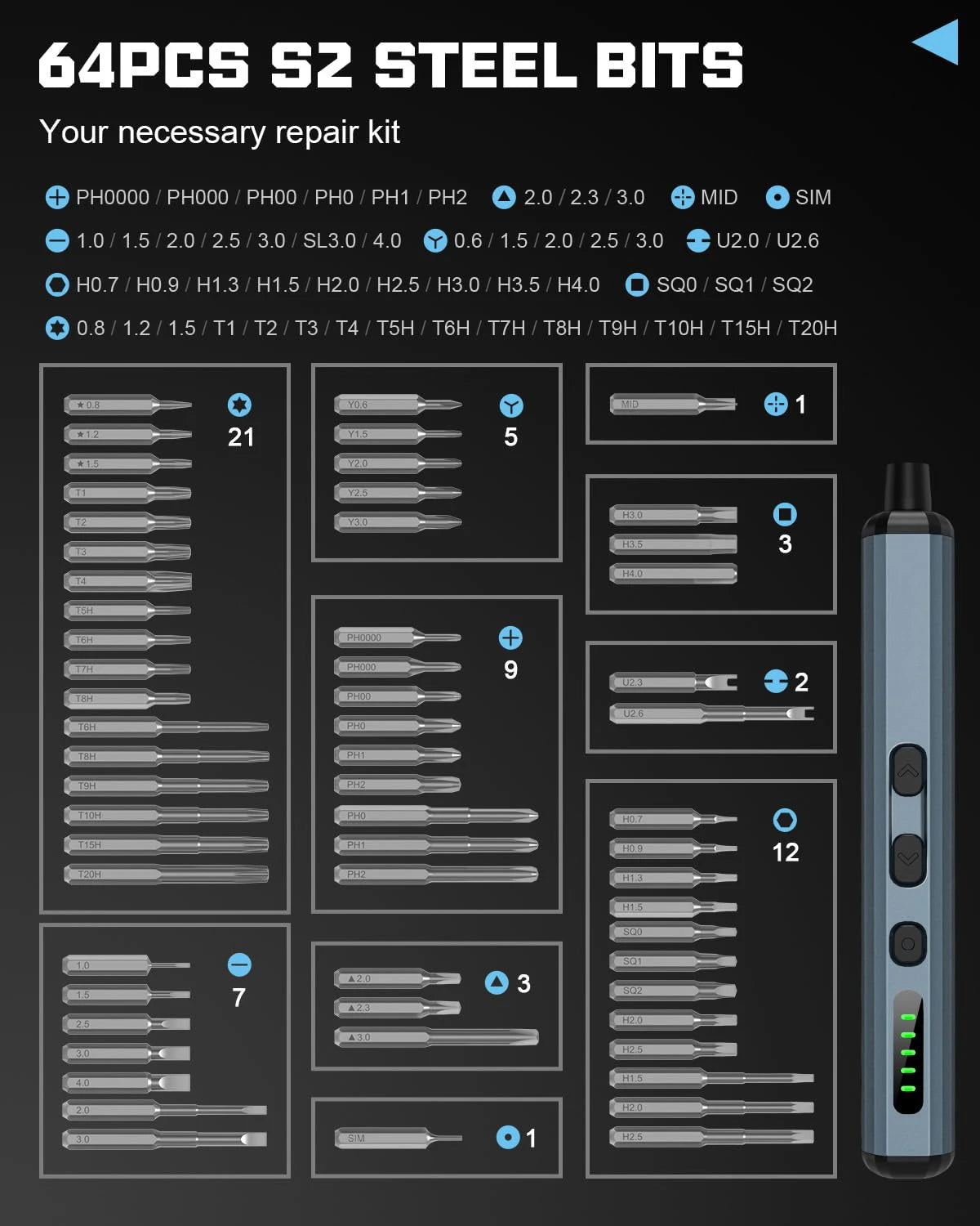 Electric Precision Screwdriver Set