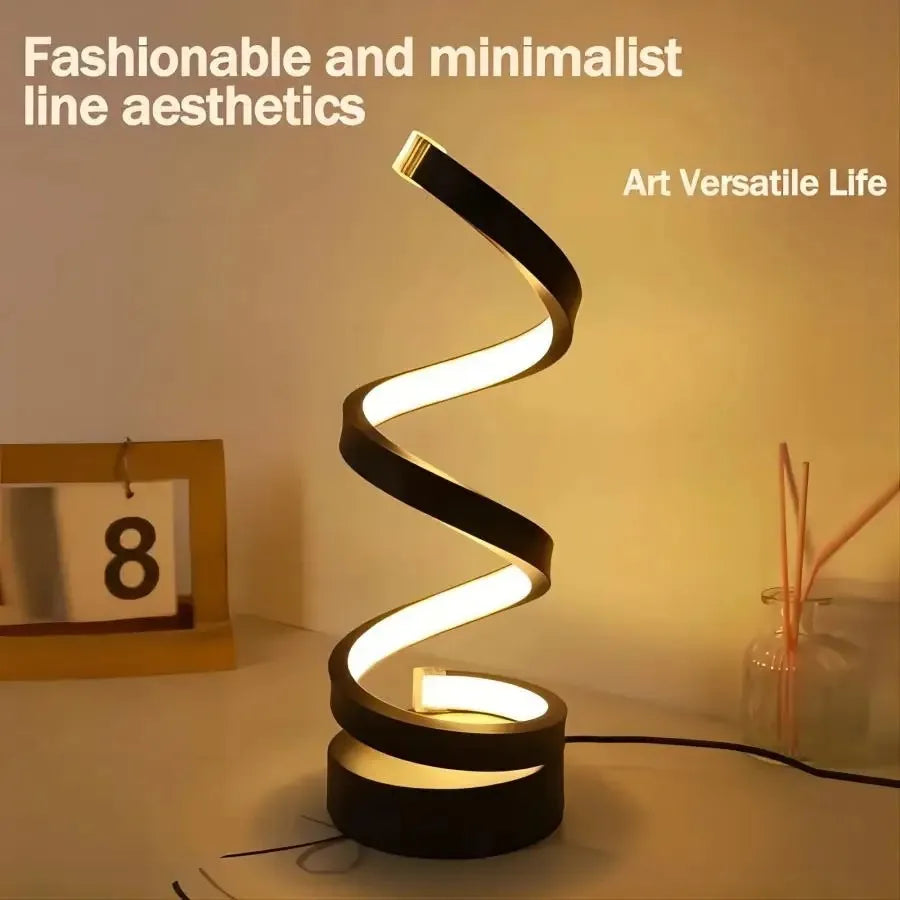 Bebside Led Spiral Lamp