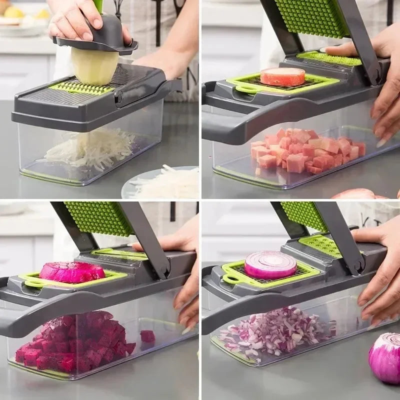 16 in 1 Multifunctional Vegetable Chopper Slicer