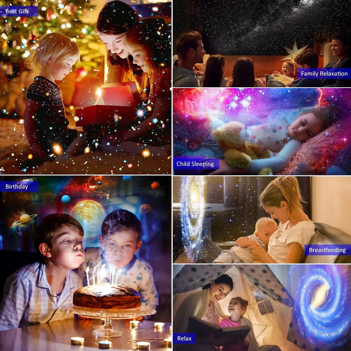 12 in 1 Galaxy Projector Lamp