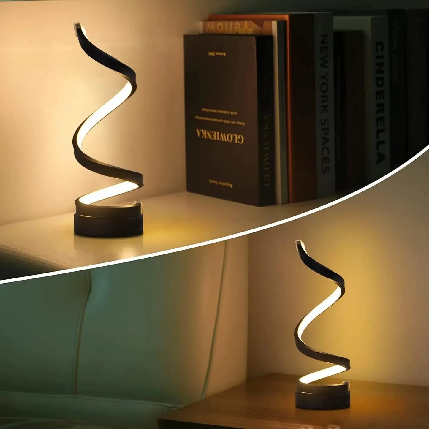 Bebside Led Spiral Lamp